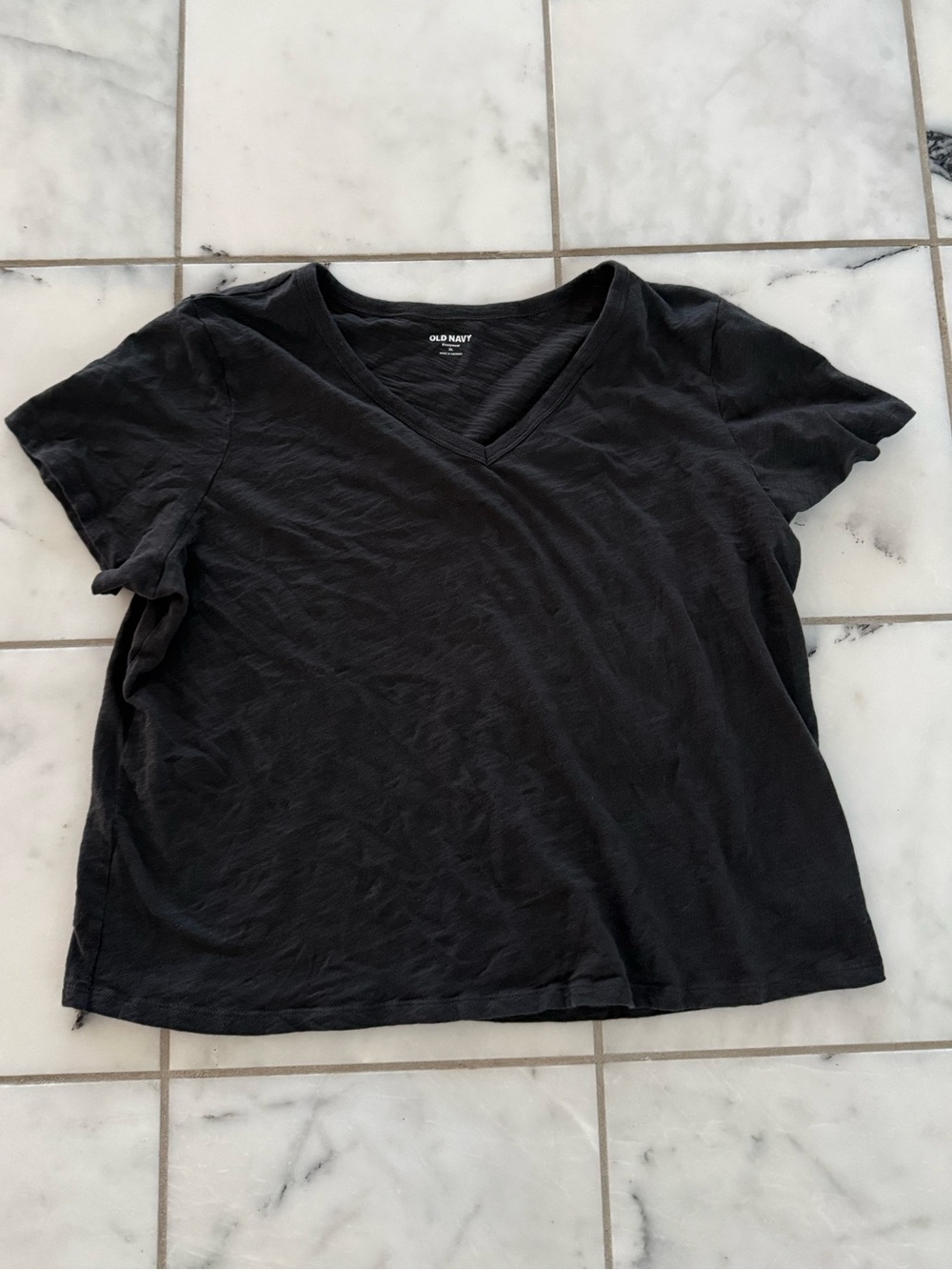 Grey V-Neck T-Shirt